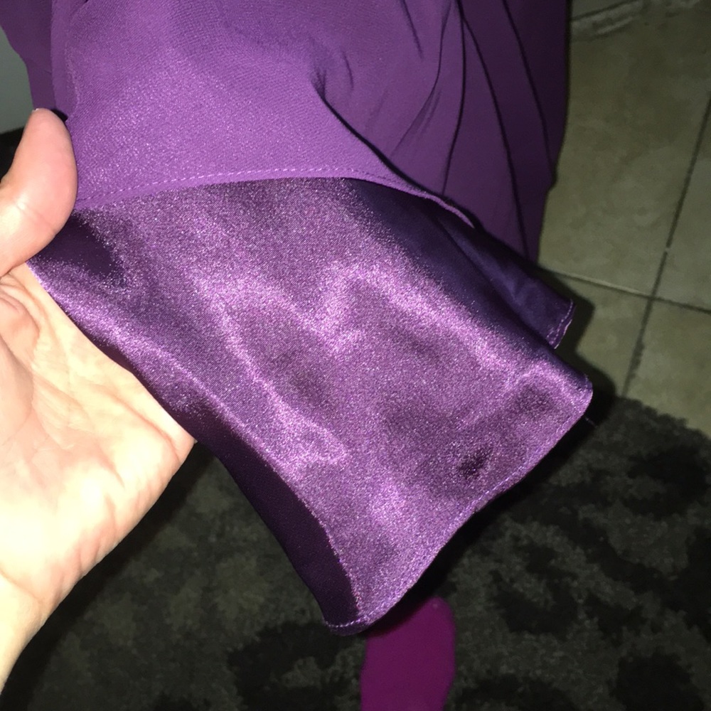 NWT Barijay bridesmaid/formal dress Eggplant Sz 12 - Picture 7 of 8